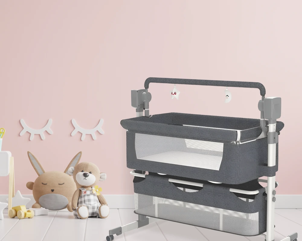 deluxe cradle and swing